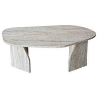 COUCHTISCH Travertine B: 100cm - Beige, MODERN, Holzwerkstoff (100/35/60cm)