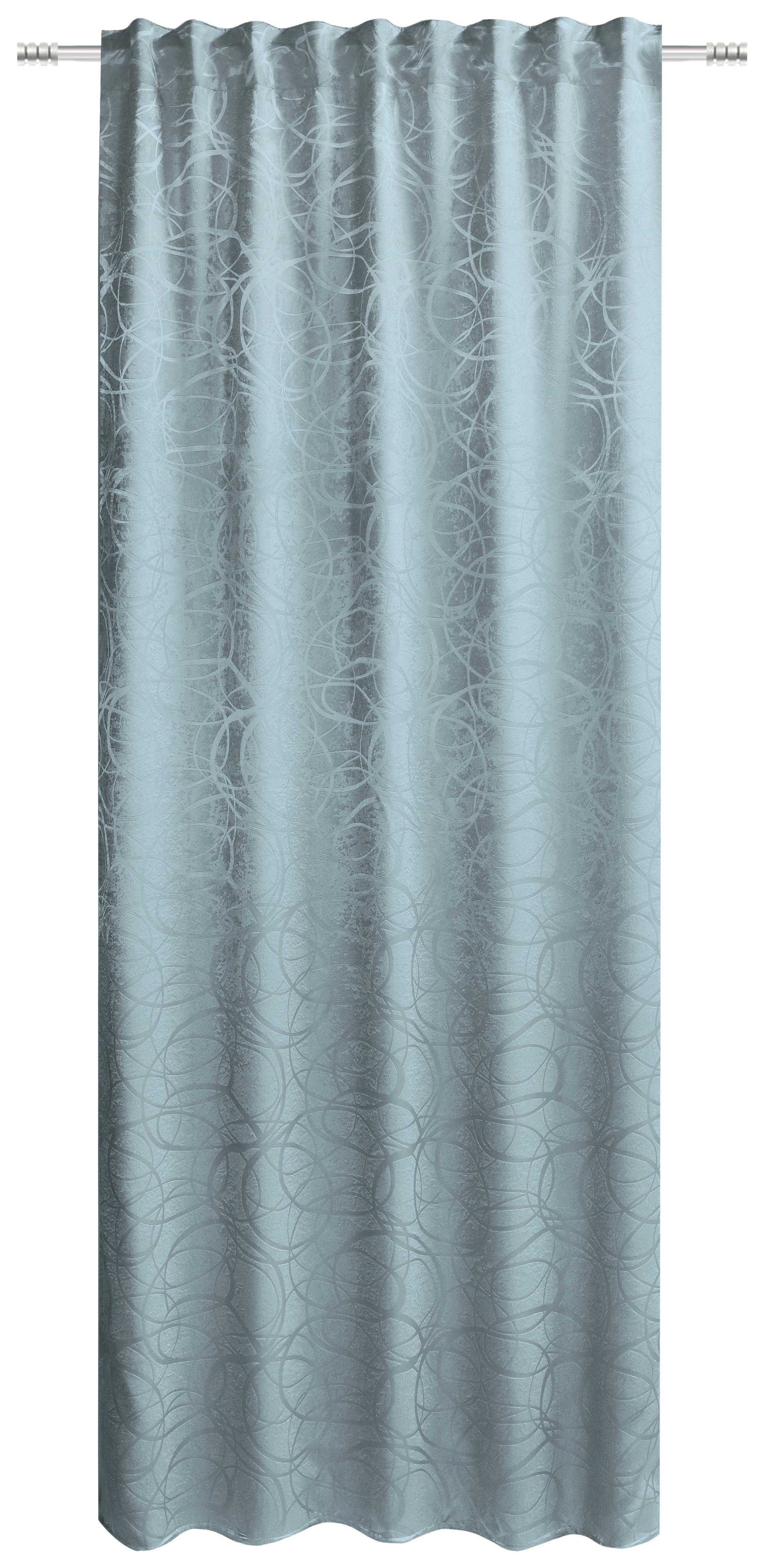 Verdunkelungsvorhang Jungola - Blau, ROMANTIK / LANDHAUS, Textil (135/245cm) - James Wood