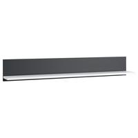 Falipolc Campania - antracit/fehér, Trend, faalapú anyag (160/24/21,6cm)