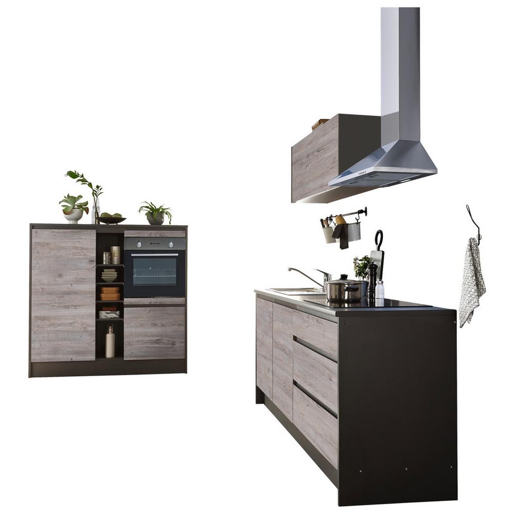 Kuchyňský blok LESS 4 bez spotřebičů, šířka 210 cm