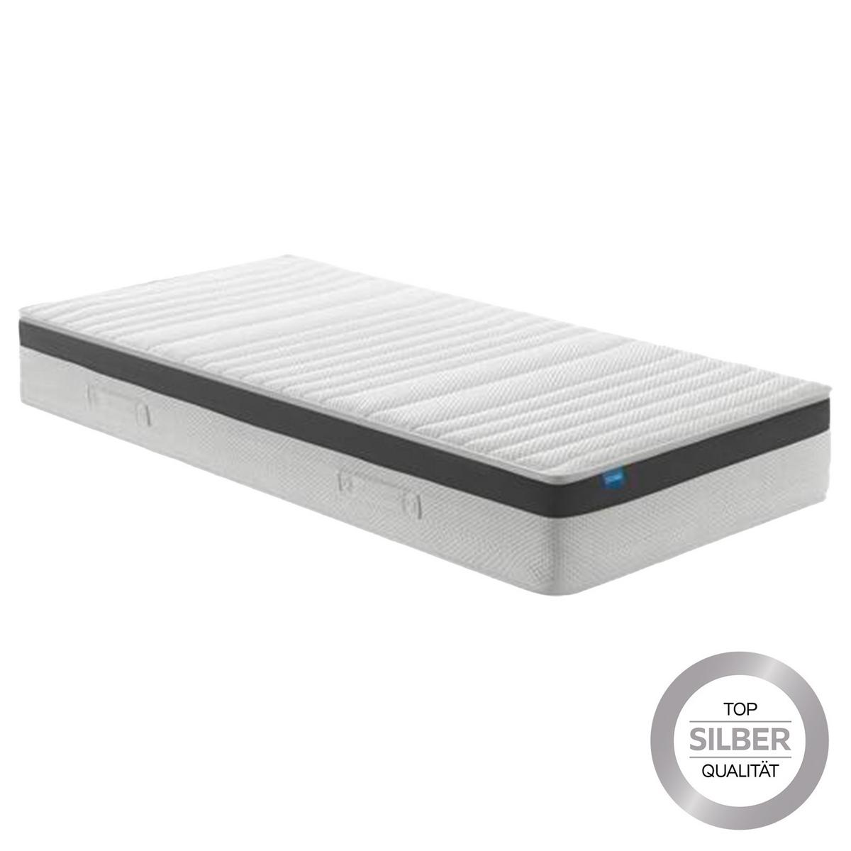 Taschenfederkernmatratze Cashmira 90x200, Extra Fest - Weiß, Textil (90/200cm) - Primatex
