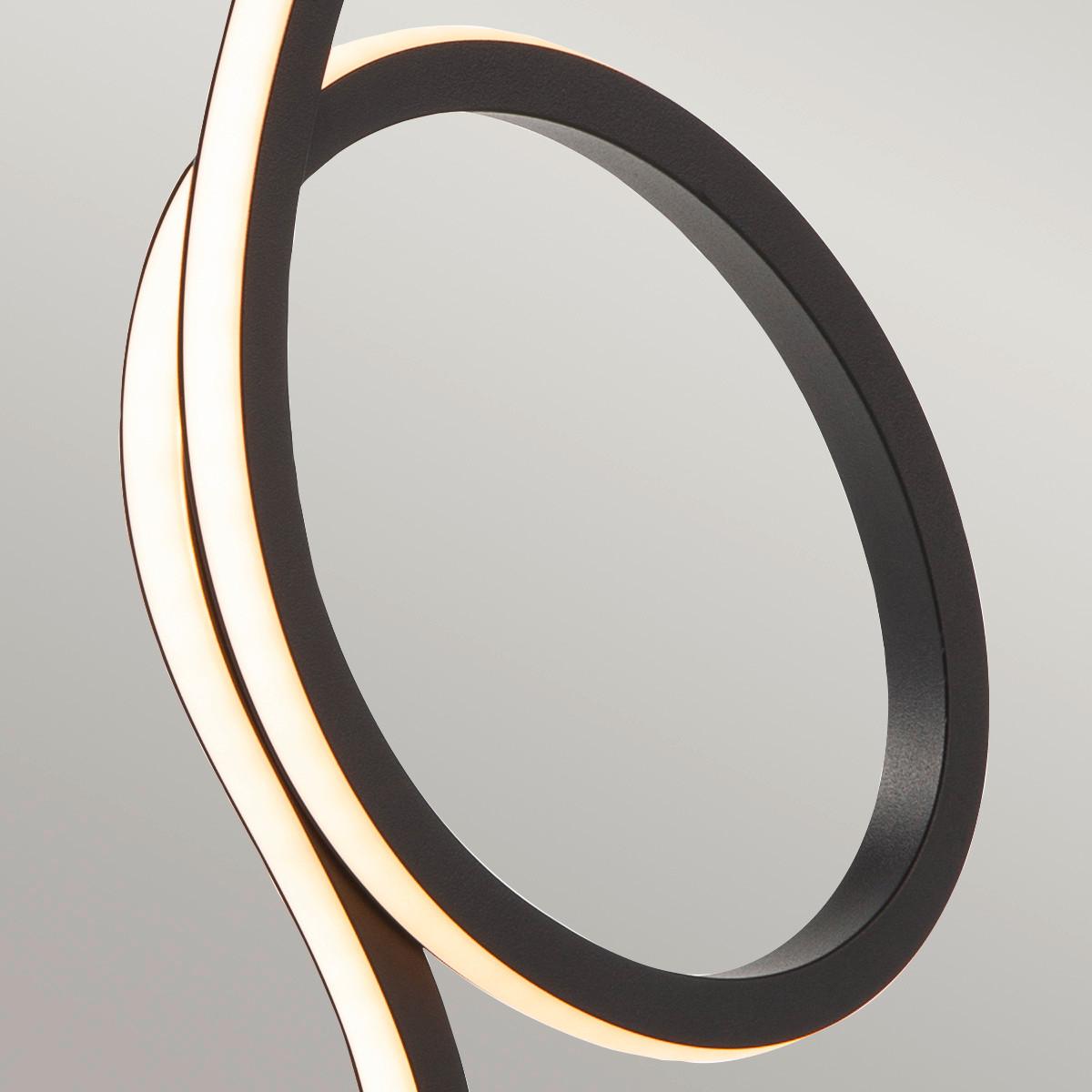 LED-Tischleuchte Flamingo-Tl-Blk - Schwarz, Trend (15/50cm) - Elstead Lighting