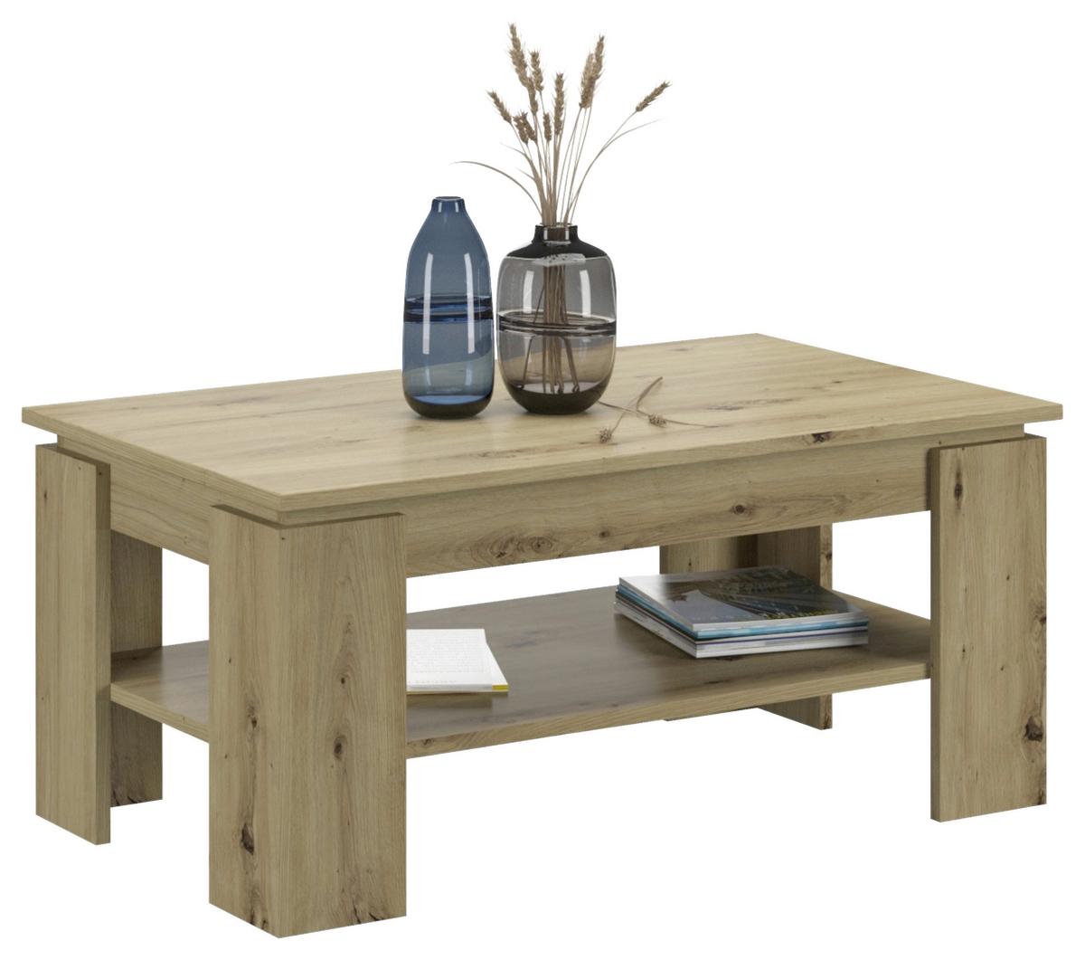 Couchtisch Titan Eiche Artisan L: 100 cm - Design, Holzwerkstoff (100/60/45cm) - MID.YOU