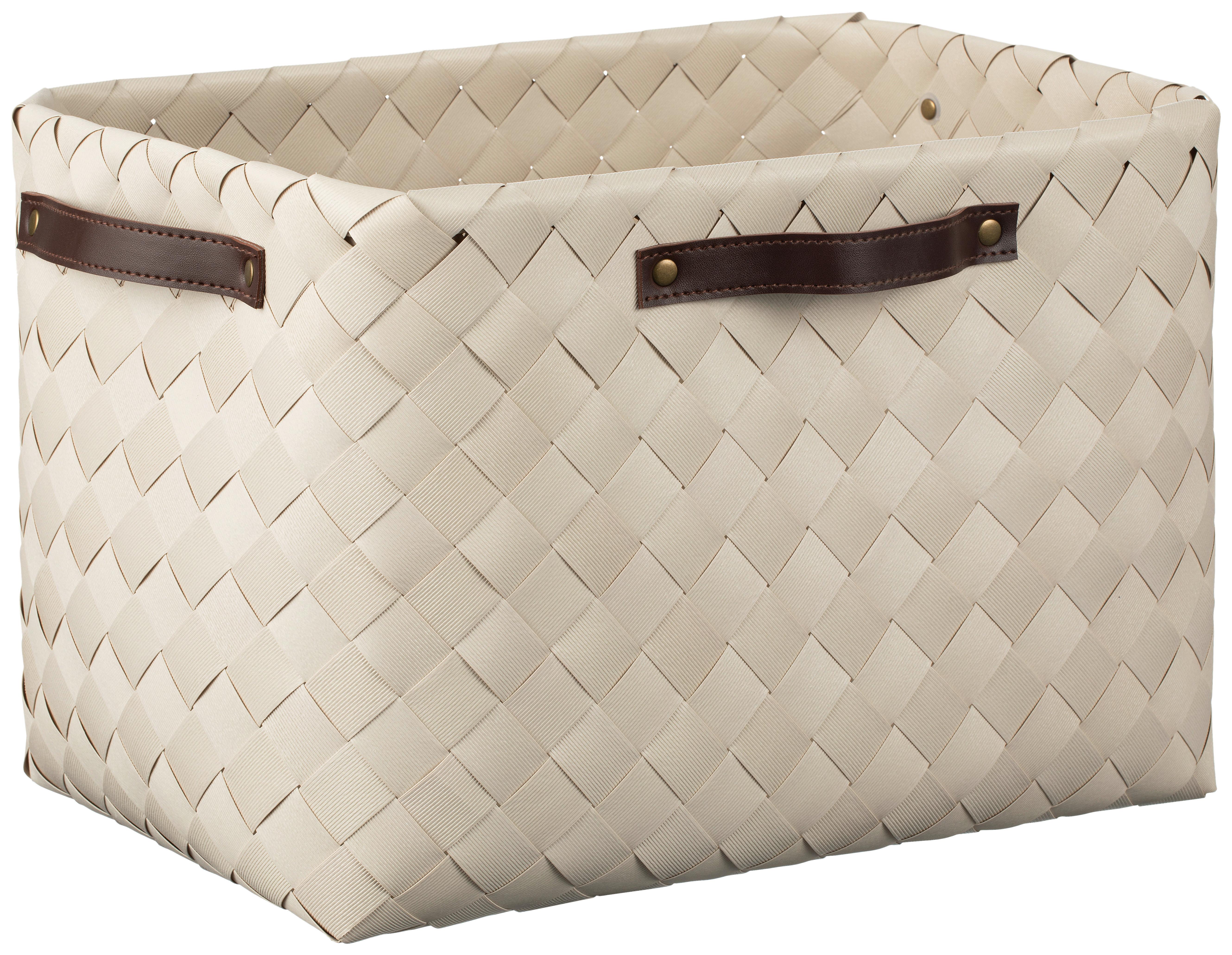 Aufbewahrungsbox Nala - Beige/Braun, KONVENTIONELL, Kunststoff (36/26/24cm) - James Wood