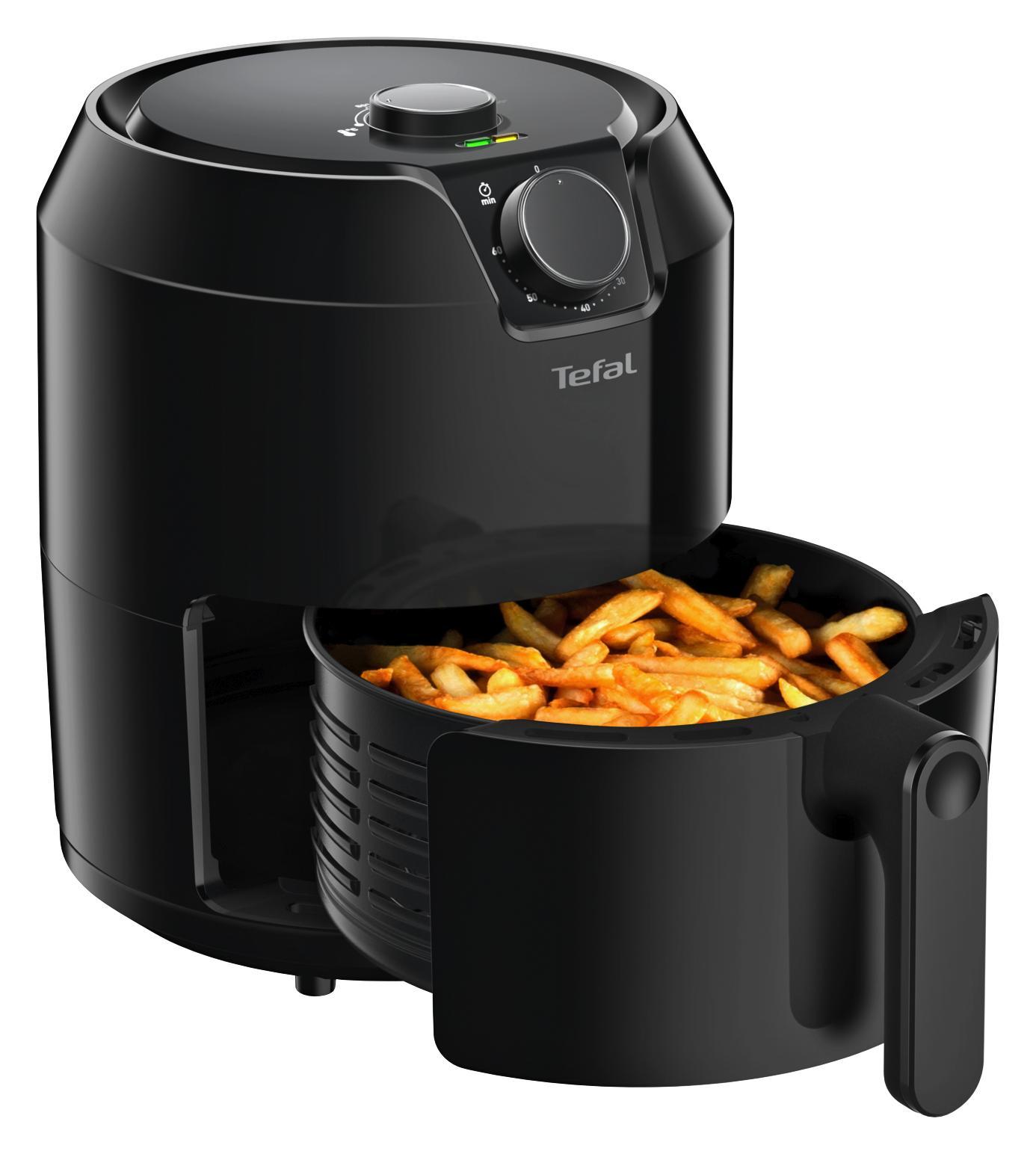 Heißluftfritteuse Ey2018 - Schwarz, Basics, Kunststoff (32,6/32,6/39,1cm) - Tefal