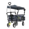 Bollerwagen Hoberg Grau Max. 80 Kg Faltbar, Feststellbremse - Grau, Basics, Kunststoff/Textil (139/54/103cm)