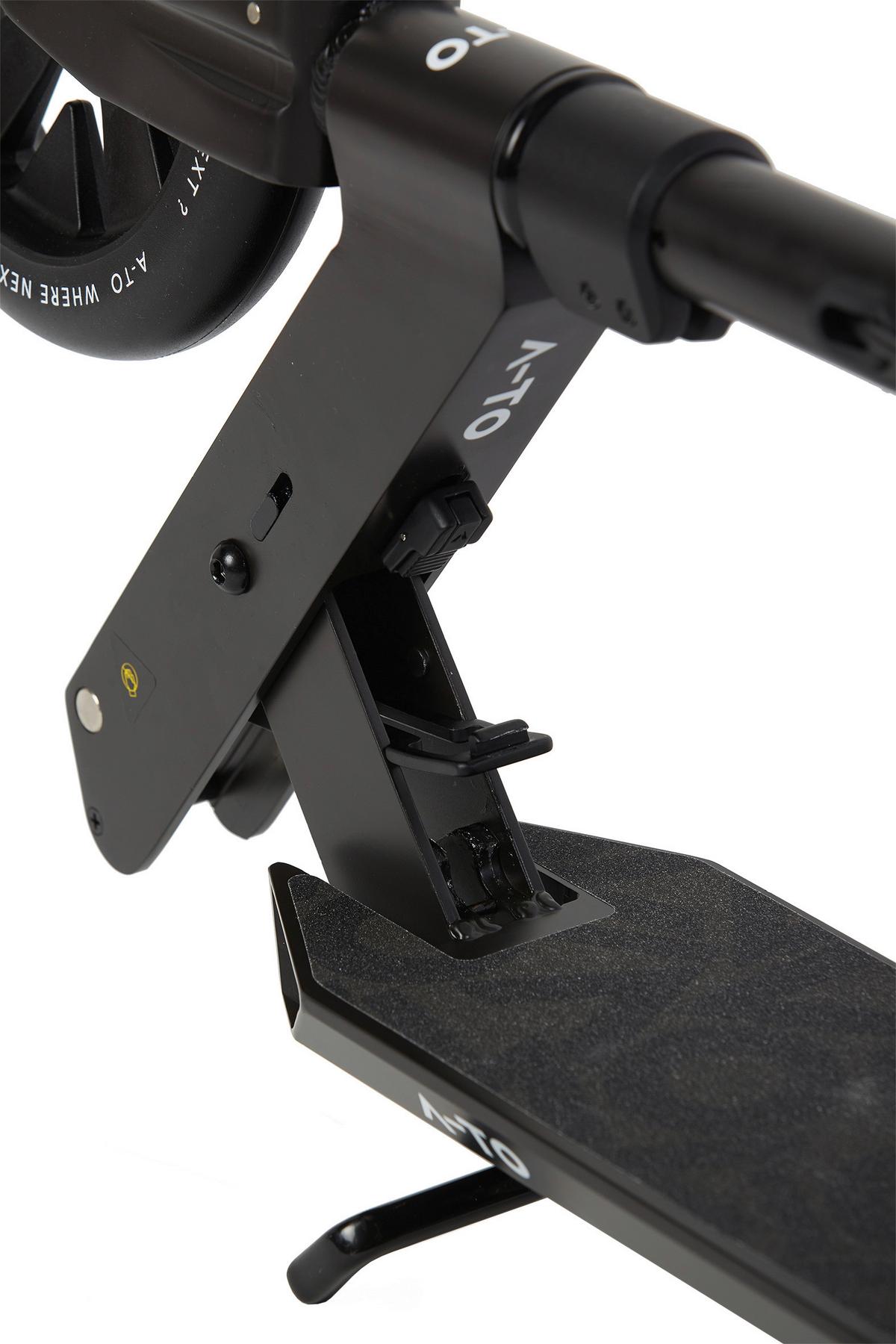 Kickscooter Ultimo Schwarz Ø 200 mm - Schwarz, KONVENTIONELL, Metall (94/36/100cm)
