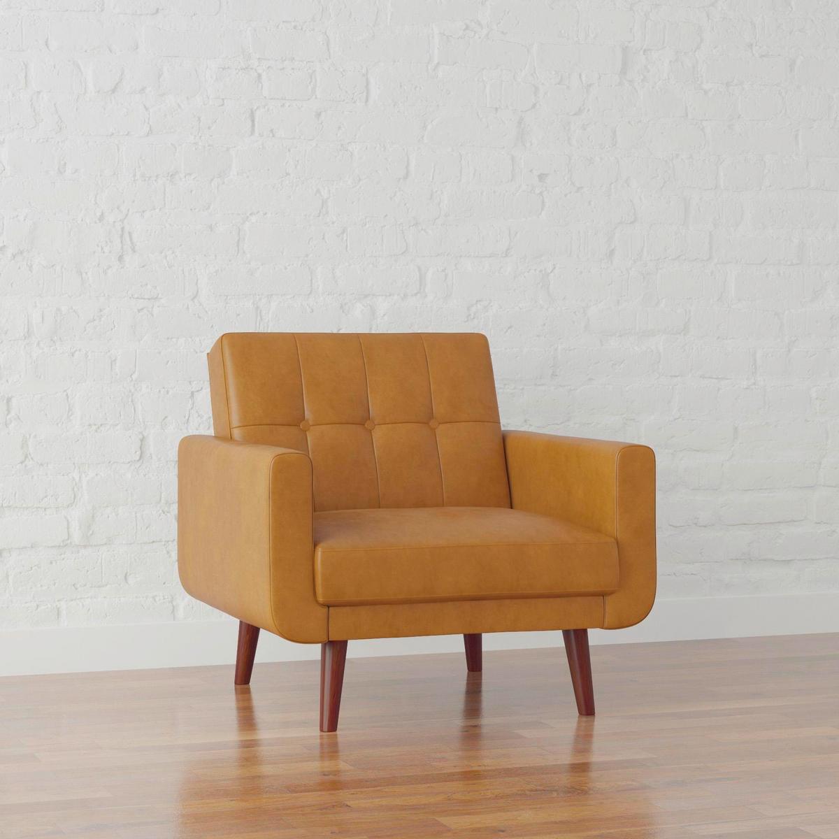 Sessel Nola Braun B: 93cm - Braun, Design, Holzwerkstoff/Textil (93/81/85cm) - MID.YOU