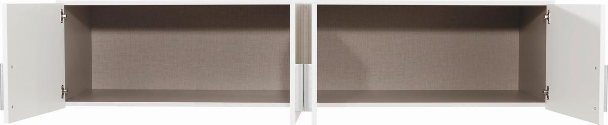NÁSTAVEC NA ŠATNÍ SKŘÍŇ KE 4-DV. SKŘÍNI CELLE - bílá/barvy hliníku, Moderní, dřevo/plast (181/40/54cm)