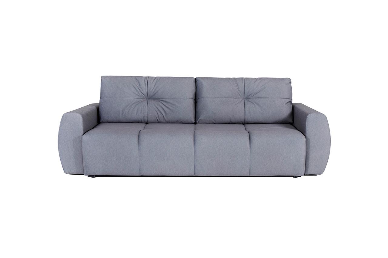Kanapéágy Luis - bézs/fehér, Modern, textil/fa (257/106/88cm)