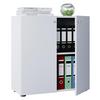 Aktenschrank Vandol Mini Weiß Dekor B 70 Cm - Weiß, Basics, Holzwerkstoff (70/74/40cm) - MID.YOU