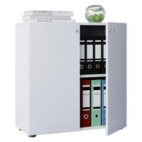 Skříňka na dokumenty Vandol Mini šířka 70cm bílá - bílá, Basics, kompozitní dřevo (70/74/40cm) - MID.YOU