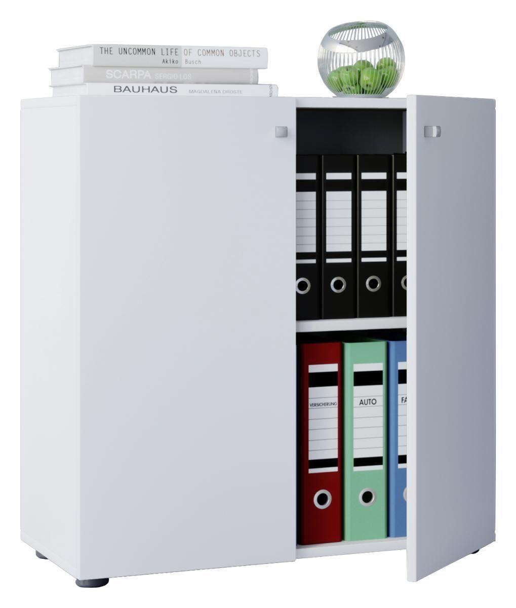 Aktenschrank Vandol Mini Weiß Dekor B 70 cm