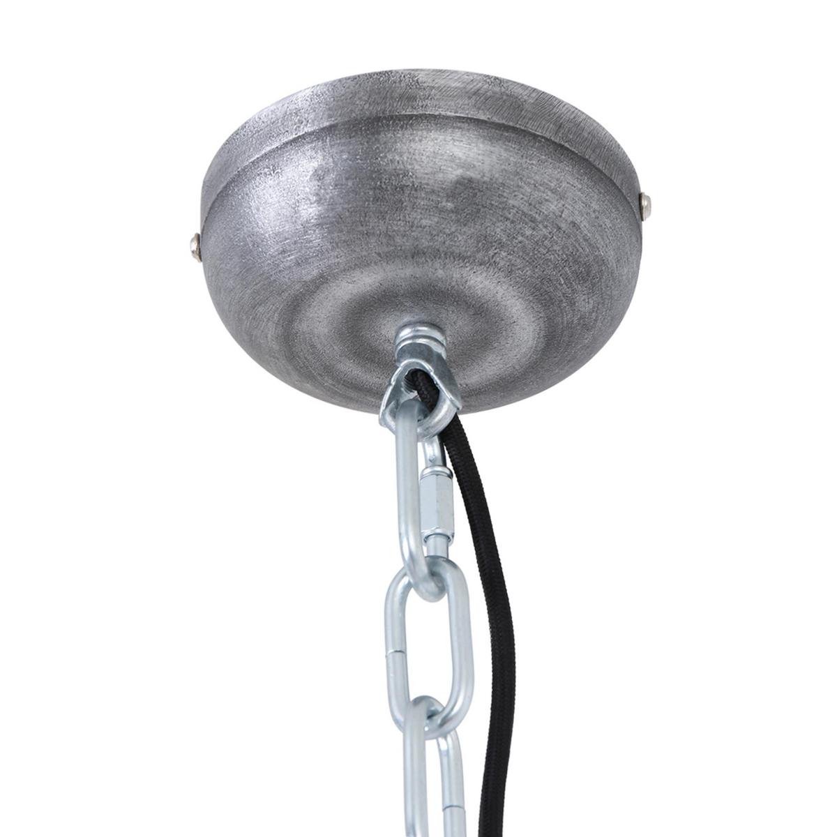 Pendelleuchte Bikkel - Blau, Trend, Glas/Metall (42/145/42cm)