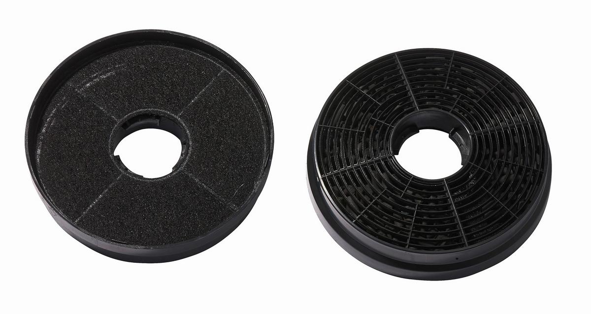 KOHLEFILTER Schwarz, B: 10 cm - Schwarz, Trend, Kunststoff (10/2/10cm) - PKM