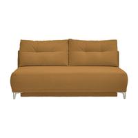 Schlafsofa Ari Goldfarben Cord, B: 198 Cm - Chromfarben/Goldfarben, MODERN, Textil (198/90/100cm) - Livetastic