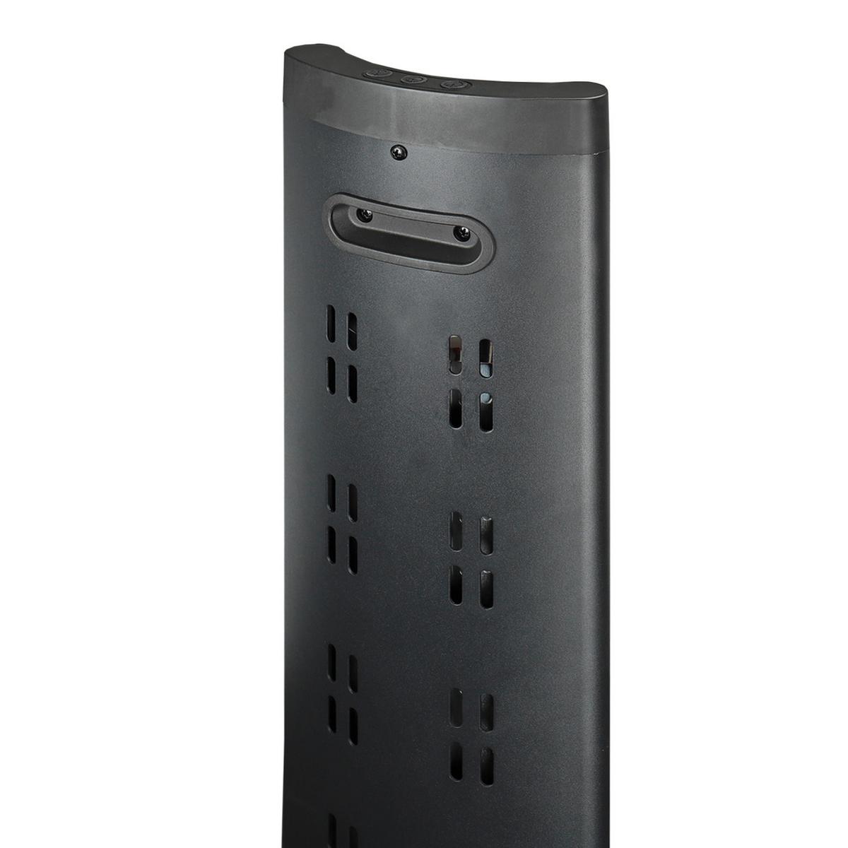 Infrarotstrahler Standheizstrahler - Silberfarben/Schwarz, Basics, Metall (21/85/21cm)