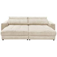 Mega pohovka LOVESEAT krémová - čierna/krémová, Konventionell, kompozitné drevo/textil (292/90/194cm) - MID.YOU