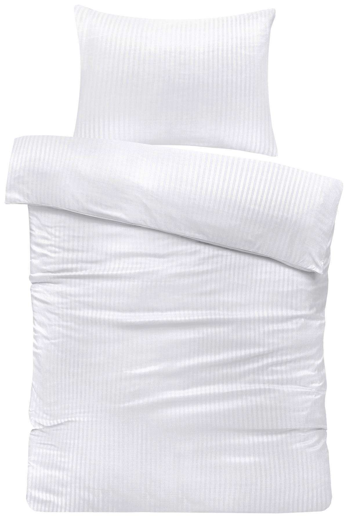 Bettwäsche Aida - Weiß, MODERN, Textil - Luca Bessoni