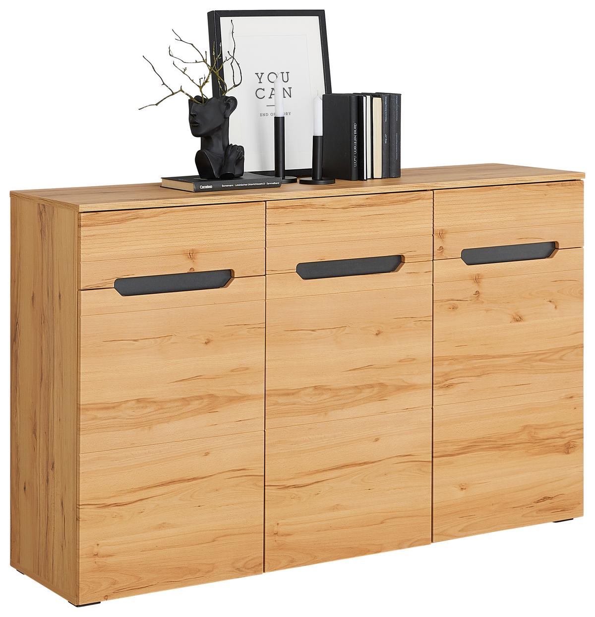 Kommode 139,6 cm Alana Crenata Dekor - MODERN, Holzwerkstoff (139,6cm)