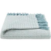 Tagesdecke Ines 140x210 Cm Mint, Baumwelle - Mintgrün, ROMANTIK / LANDHAUS, Textil (140/210cm) - James Wood