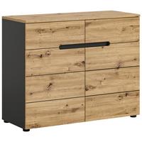 Kommode Canu Eiche Artisan B: 100 Cm - KONVENTIONELL, Holzwerkstoff (100/81/40cm) - MID.YOU