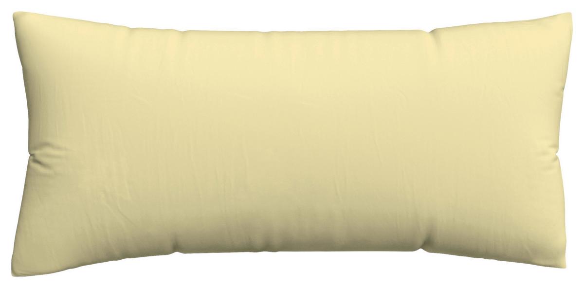Kopfpolsterbezug Knitted Jersey - Gelb, Basics, Textil (40/80cm) - Schlafgut