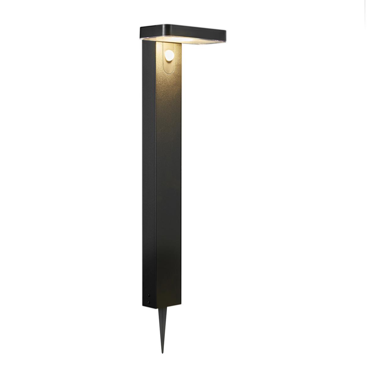 Solarleuchte Rica Square Garden Schwarz - Schwarz, Basics, Kunststoff (15/60cm) - Nordlux