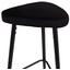Barhocker Pub Schwarz - Schwarz, MODERN, Textil/Metall (43/77/45cm) - Ombra Barhocker Pub Schwarz - Schwarz, MODERN, Textil/Metall (43/77/45cm) - Ombra