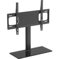 TV-Rack B-Tts 600 Max. 30 Kg - Schwarz, Basics, Glas/Metall (66/67,4/25cm) - MID.YOU
