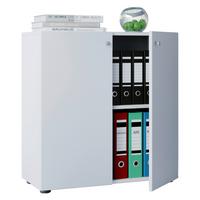 Aktenschrank Vandol Mini Weiß Dekor B 70 Cm - Weiß, Basics, Holzwerkstoff (70/74/40cm) - MID.YOU