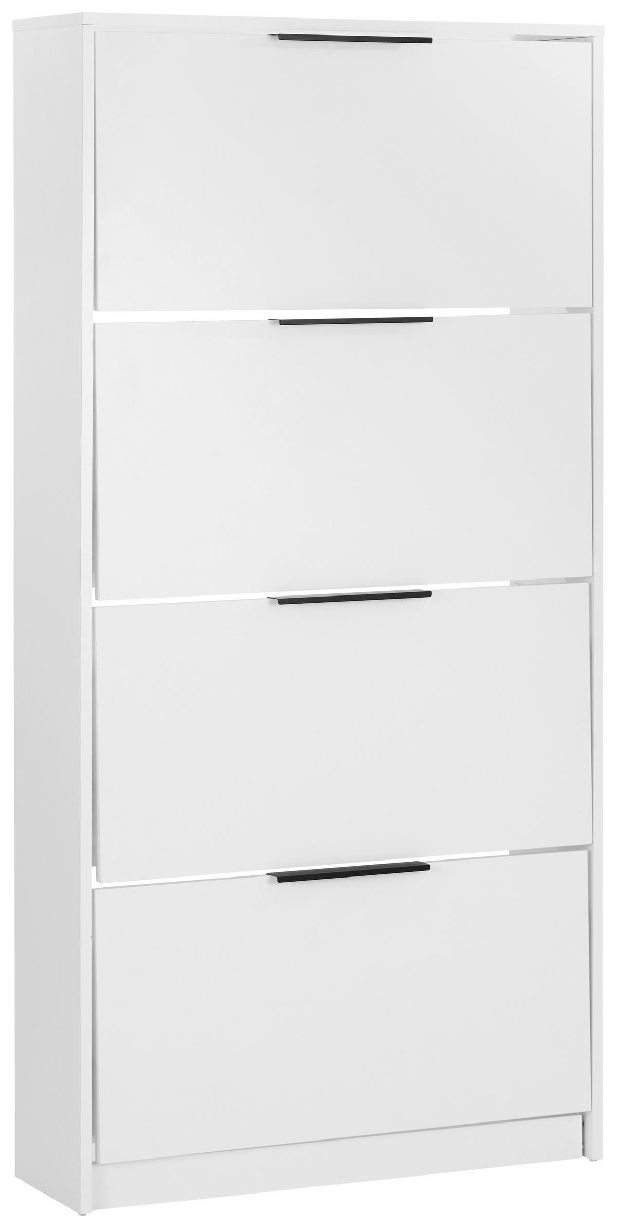 Cipősszekrény Anna 01 - fehér, Modern, faalapú anyag (79/162,3/25cm)