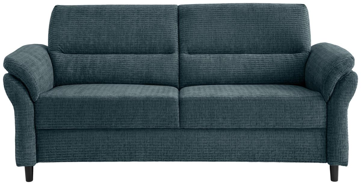 3-Sitzer-Sofa Cavoli, Blau B: 192 cm - Blau/Schwarz, MODERN, Textil (192/90/89cm) - Livetastic