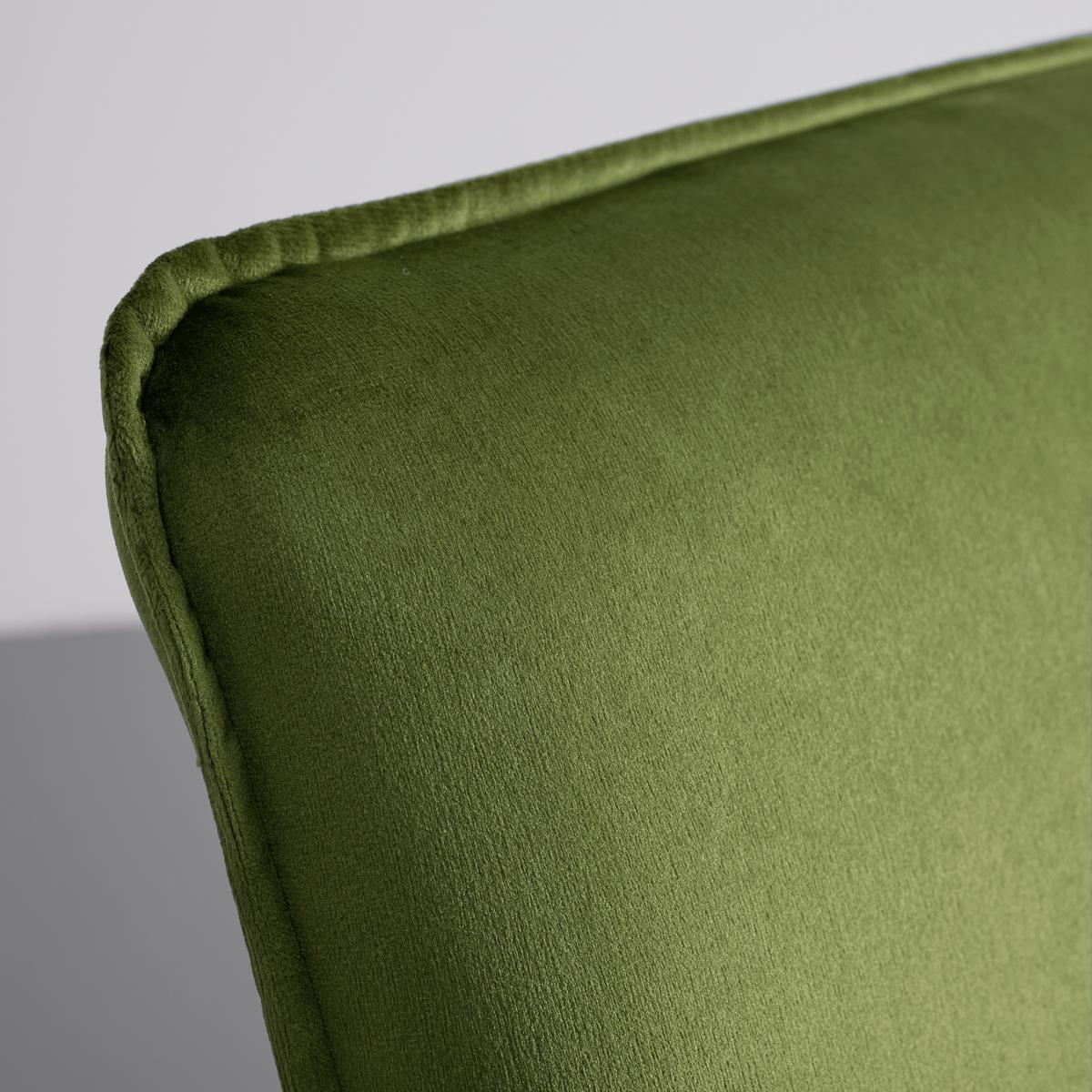 Stolička DARLA zelená - čierna/zelená, Modern, kov/drevo (49/81/55cm) - Bessagi Home