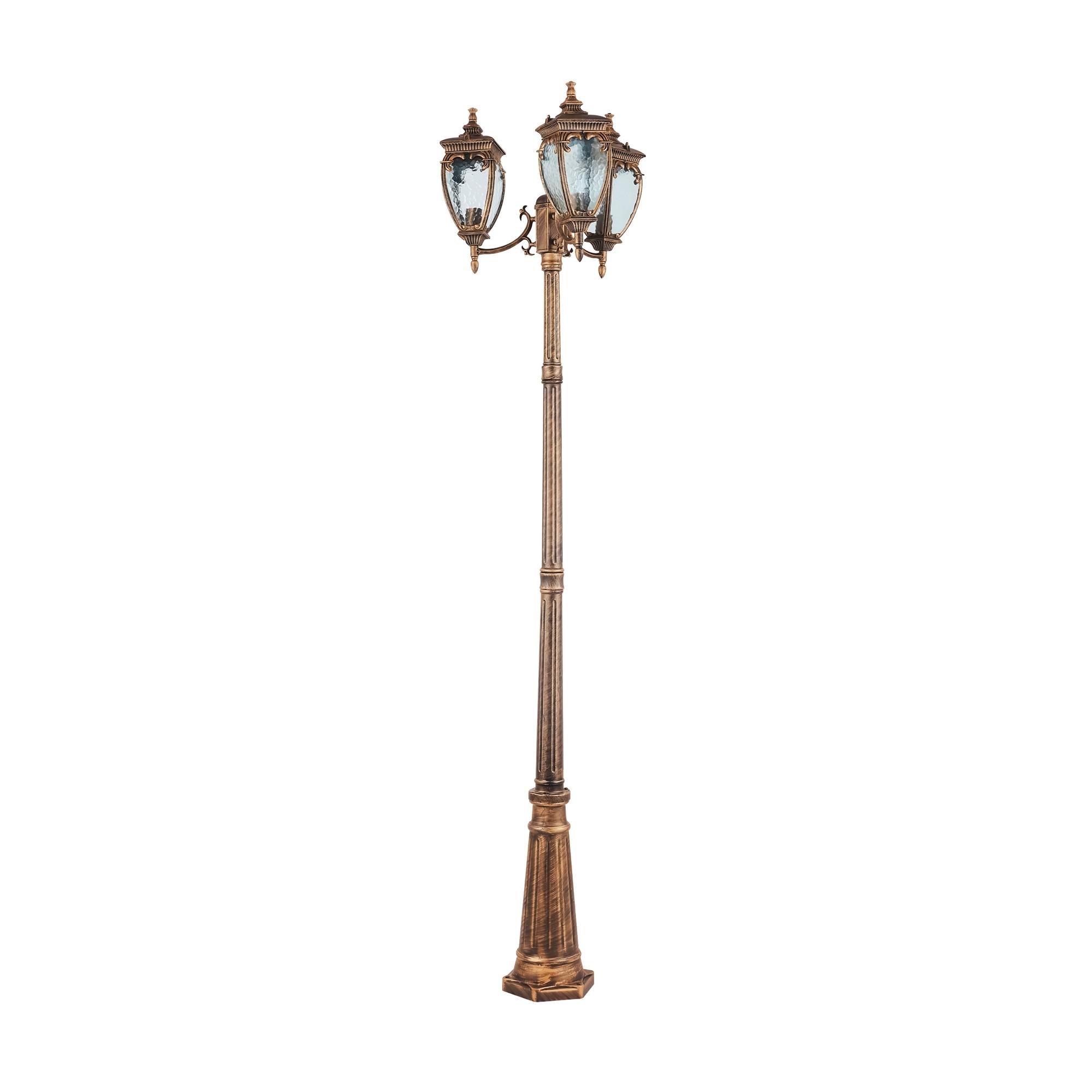 Wegeleuchte Fleur - Goldfarben/Schwarz, Trend, Metall (57/239cm) - MAYTONI