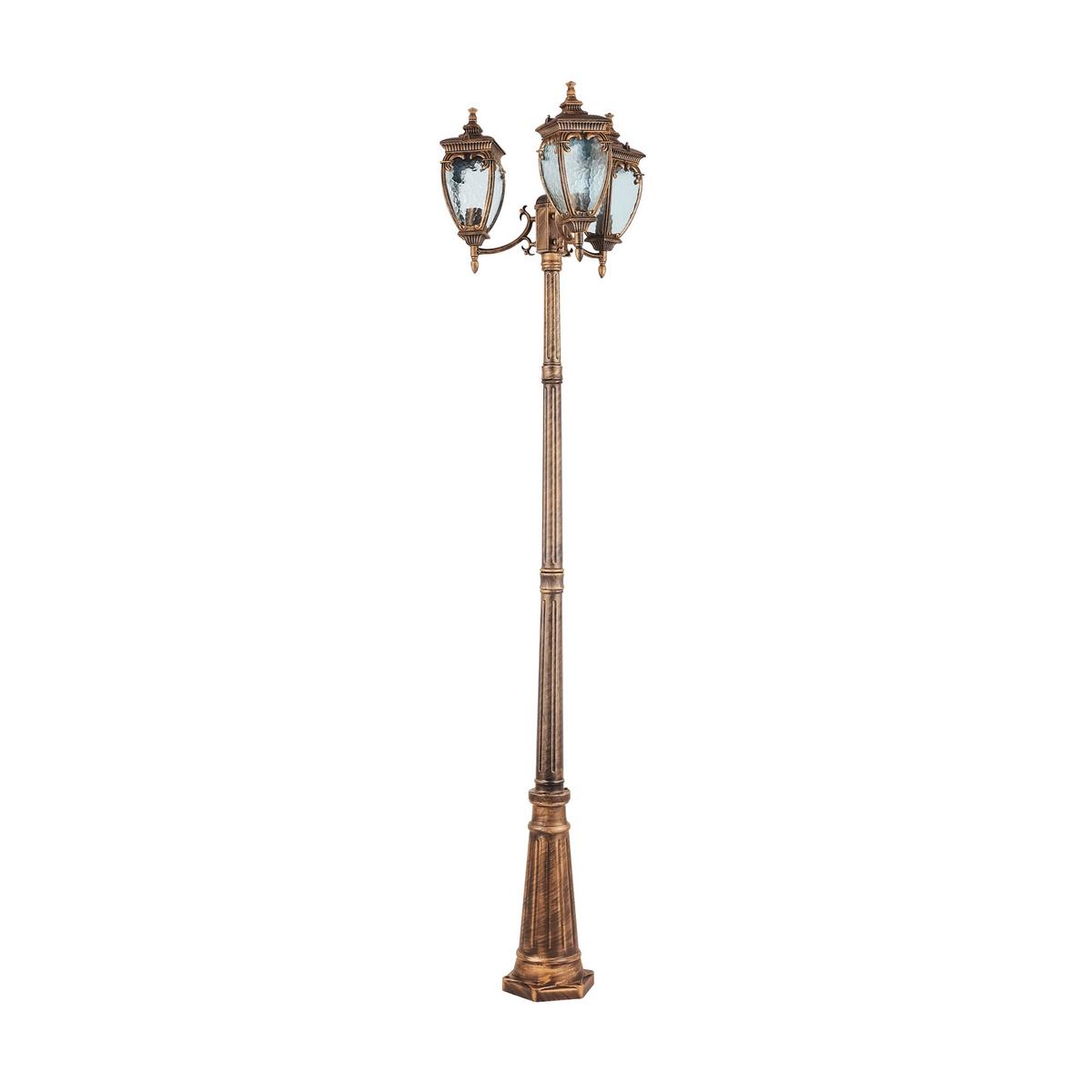 Wegeleuchte Fleur - Goldfarben/Schwarz, Trend, Metall (57/239cm) - MAYTONI