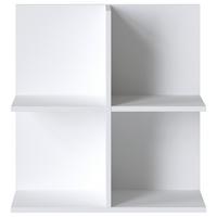 Wandregal Turino Neo Weiß B: 60 cm - Weiß, Trend, Holzwerkstoff (60/62/23,9cm)