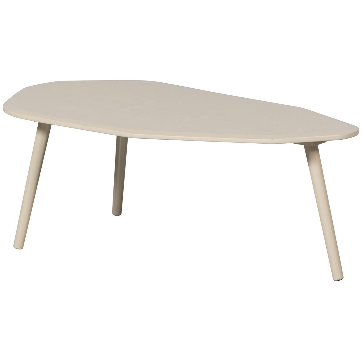 Beistelltischset 2-Teilig Sandfarben - Sandfarben, Design, Holzwerkstoff - Livetastic