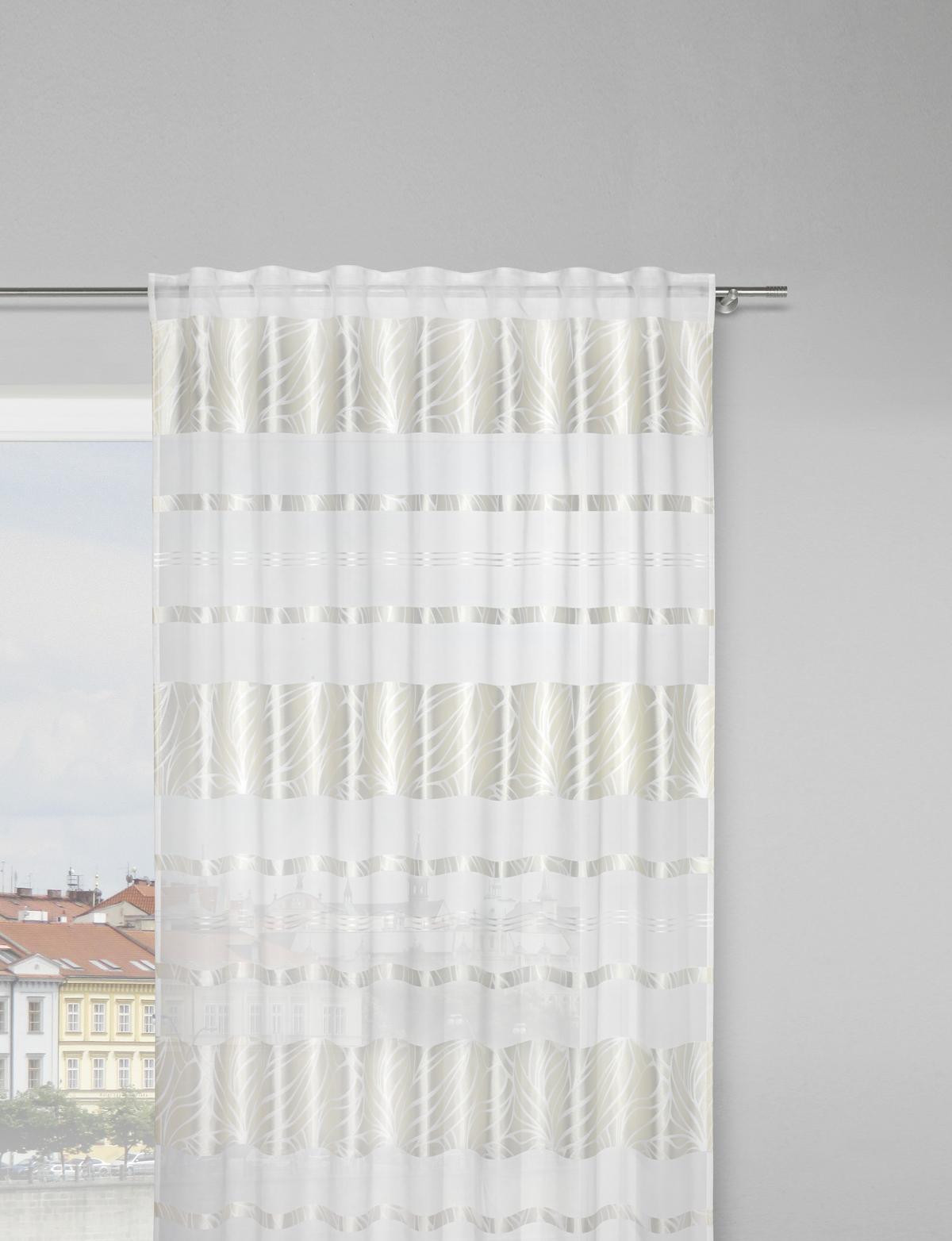 HOTOVÝ ZÁVES Anita - béžová, Konventionell (140/245cm) - Modern Living