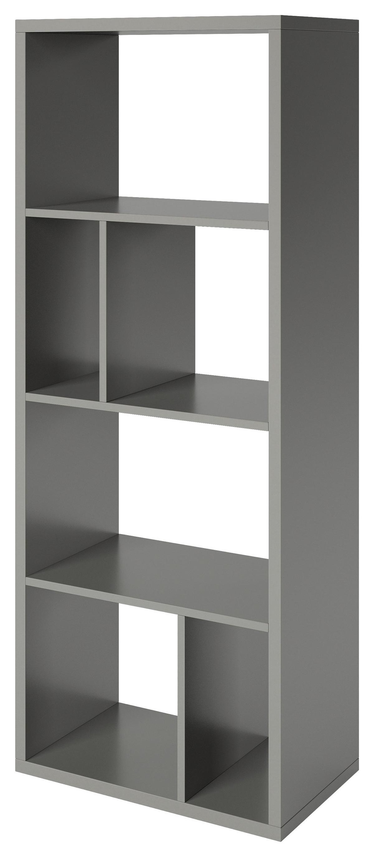 Regal Fortuna - Grau, Basics, Holzwerkstoff (58/147/34cm) - MID.YOU