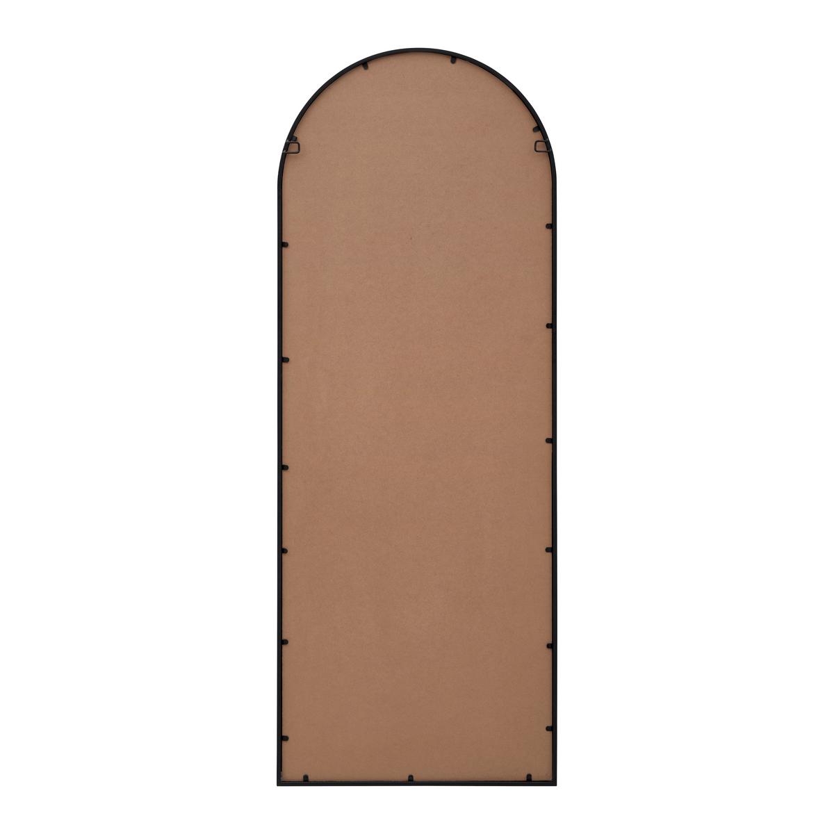 Zrkadlo MADON - čierna, Modern, kov/sklo (70/185/3cm) - P & B