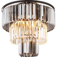 Deckenleuchte Asmir - Chromfarben/Schwarz, MODERN, Kunststoff/Metall (40/33cm)