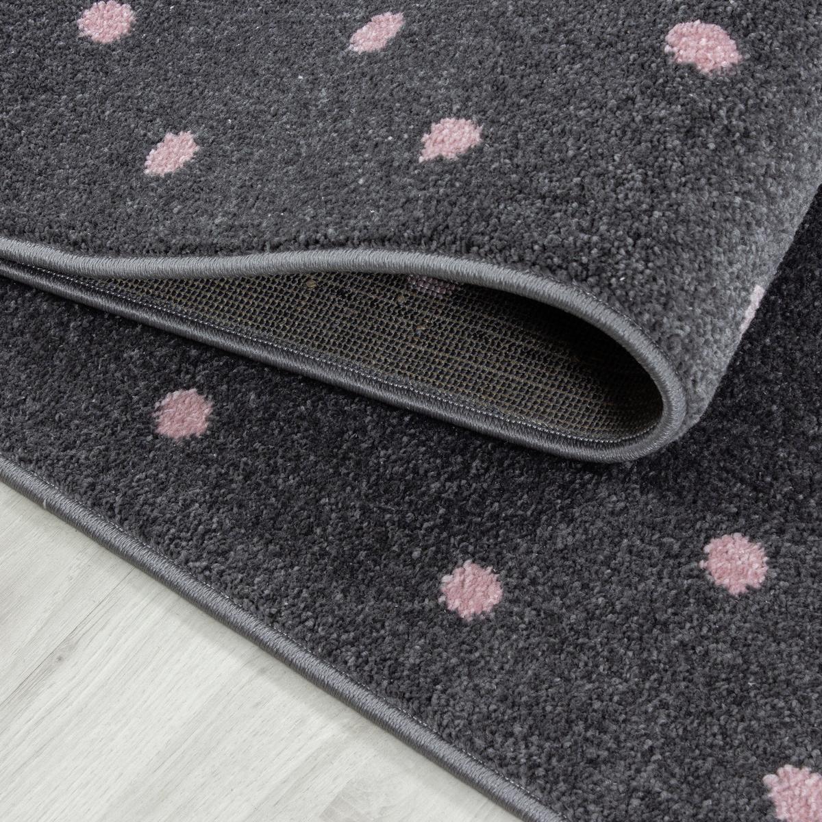Dětský koberec SRDCE, 120x170cm - pink, Trend, textil (120/170cm) - Ben'n'jen