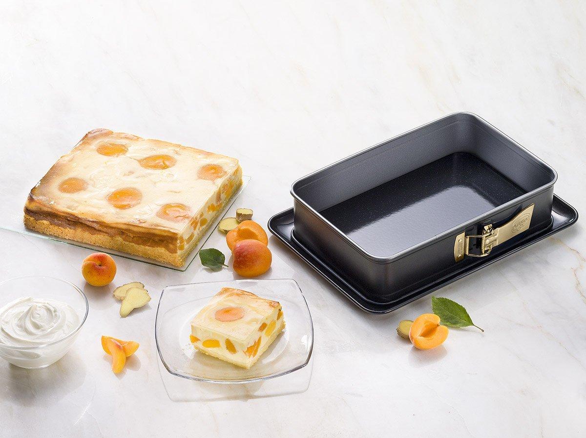 Springform Back-Idee Kreativ L/B/H: ca. 28/18/7 cm Stahl - Schwarz/Grau, Metall (28/18/7cm) - Dr.Oetker