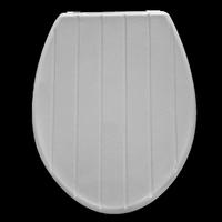 Wc-ülőke Simple - fehér, Modern, faalapú anyag (38/4/45cm)