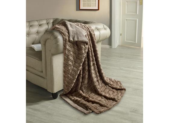 WOHNDECKE LILLY - Taupe, ROMANTIK / LANDHAUS, Textil (150/200cm) - James Wood WOHNDECKE LILLY - Taupe, ROMANTIK / LANDHAUS, Textil (150/200cm) - James Wood
