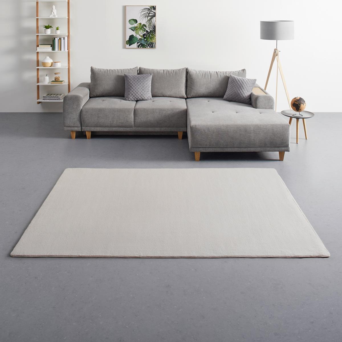 KOŽEŠINOVÝ KOBEREC PÄLSA-BASED- - krémová, Konvenční, textil (120/170cm) - Mömax
