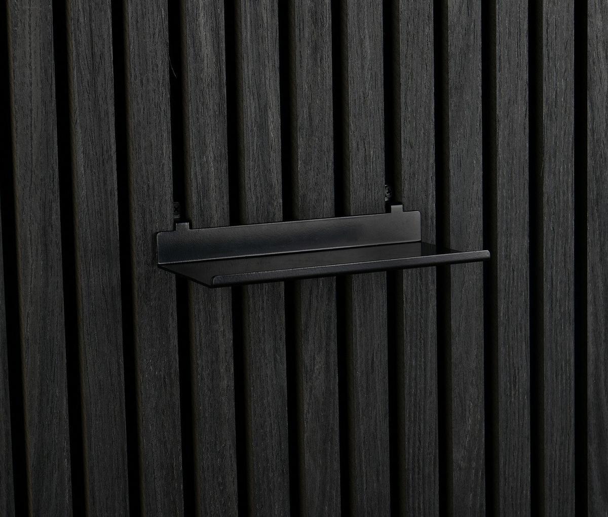 Odkládací plocha GRACE - černá, Moderní, kov (20/4/10cm) - Mömax