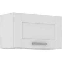 Küchenoberschrank Luisa B: 60 cm Weiß 1 Klappe - Weiß, KONVENTIONELL, Holzwerkstoff (60/35/31cm)