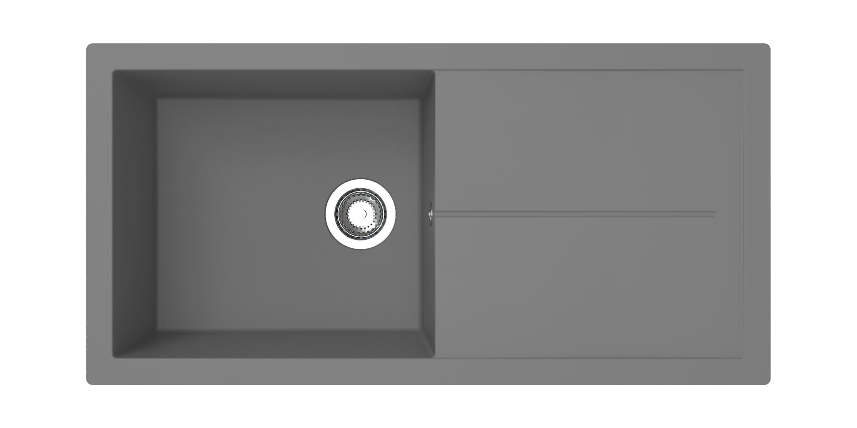 Spüle Cleveland Grau 100x21,4 cm